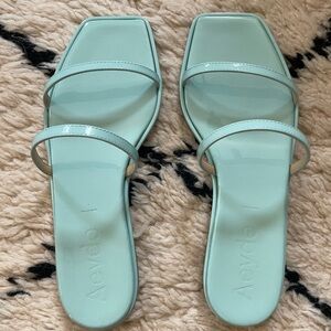 Aeyde Light Blue Women's Sandals